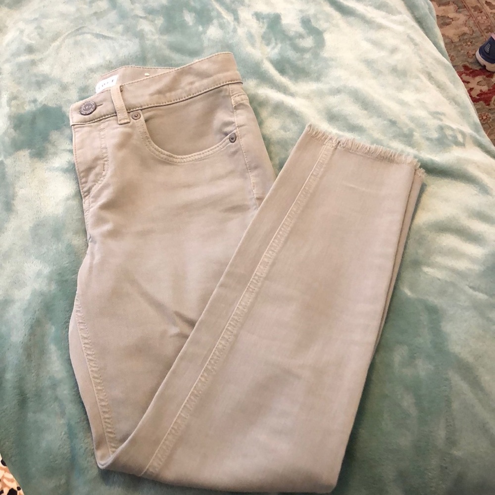 LOFT modern skinny crop jeans size 25/0